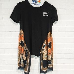 Zara Handkerchief Graphic T-Shirt